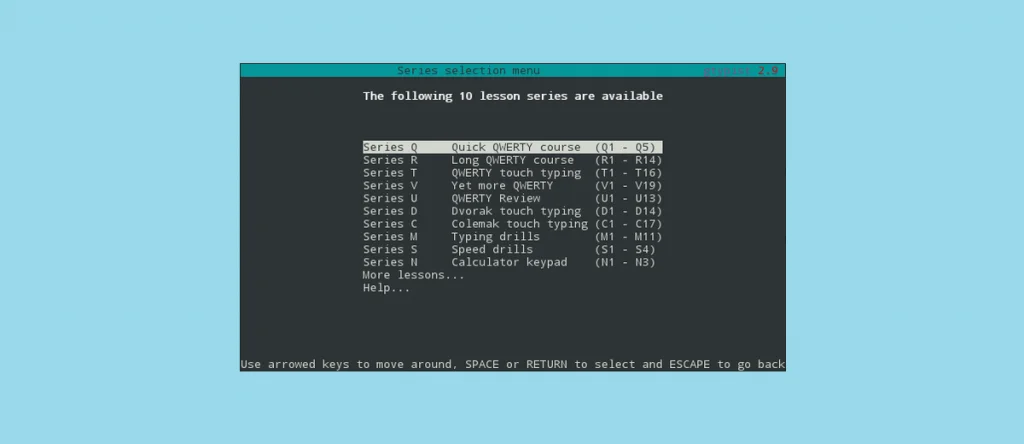 10 Best Free Typing Programs to Help You Type Like an Expert 5 GNU Typist