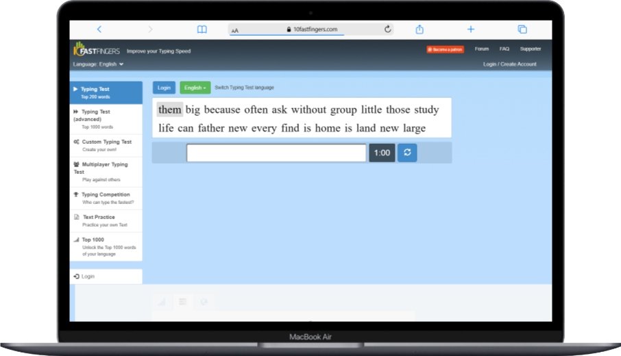 17 Best Free Typing Programs to Help You Type Like an Expert 10 10FastFingers typing test