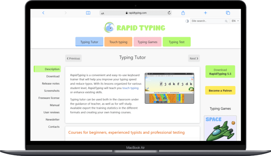 17 Best Free Typing Programs to Help You Type Like an Expert 14 Rapid Typing Tutor