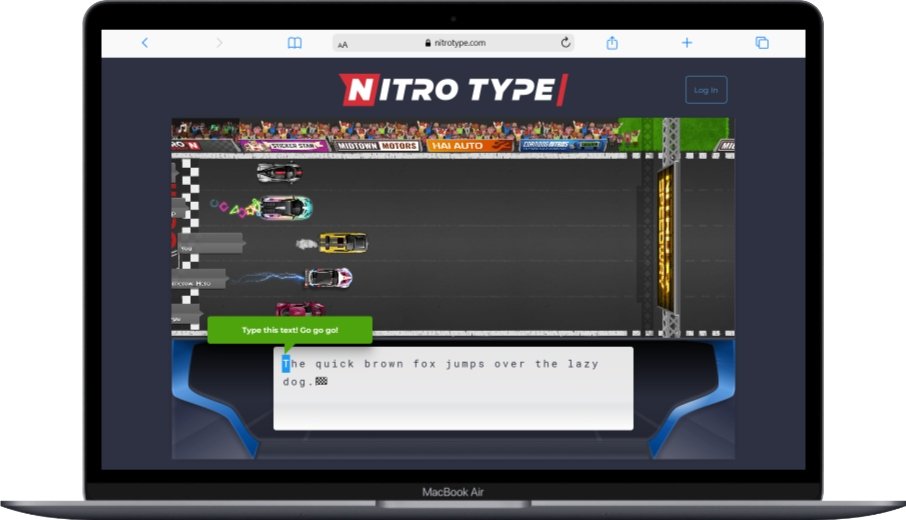 17 Best Free Typing Programs to Help You Type Like an Expert 11 Nitro Type typing racing game