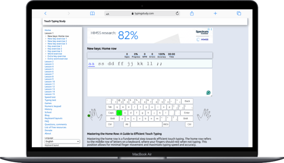 17 Best Free Typing Programs to Help You Type Like an Expert 6 Touch Typing Study