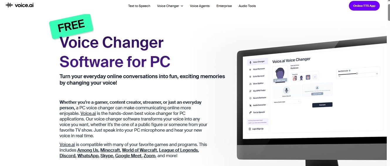 10 Best Free Voice Changer for Discord, Games & Live Streaming PC, Mobile 10