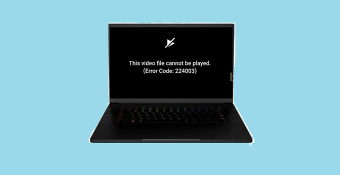 How to Resolve Error Code 224003 During Video Playback 9