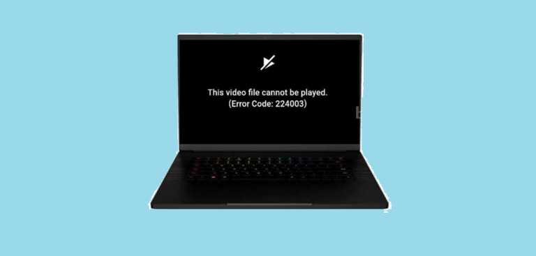 How to Resolve Error Code 224003 During Video Playback