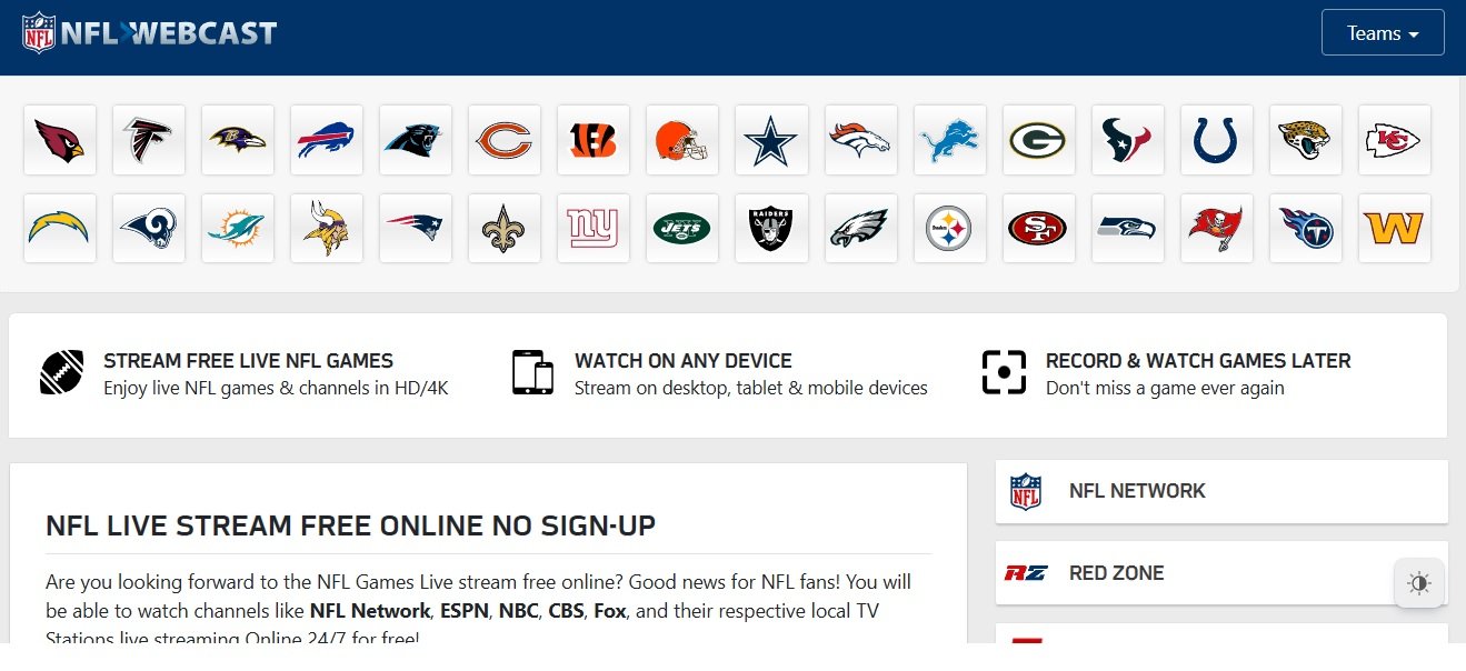 13 Best Free NFL Streaming Sites Worth Trying in 2025 9