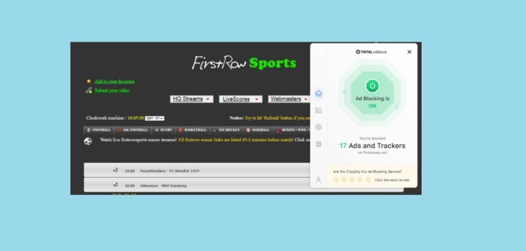 How to Block Ads on FirstRowSports: A Step-by-Step Guide