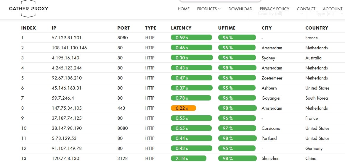 10 Best Free Proxy Scrapers in 2025 (Top Free Proxy List) 9