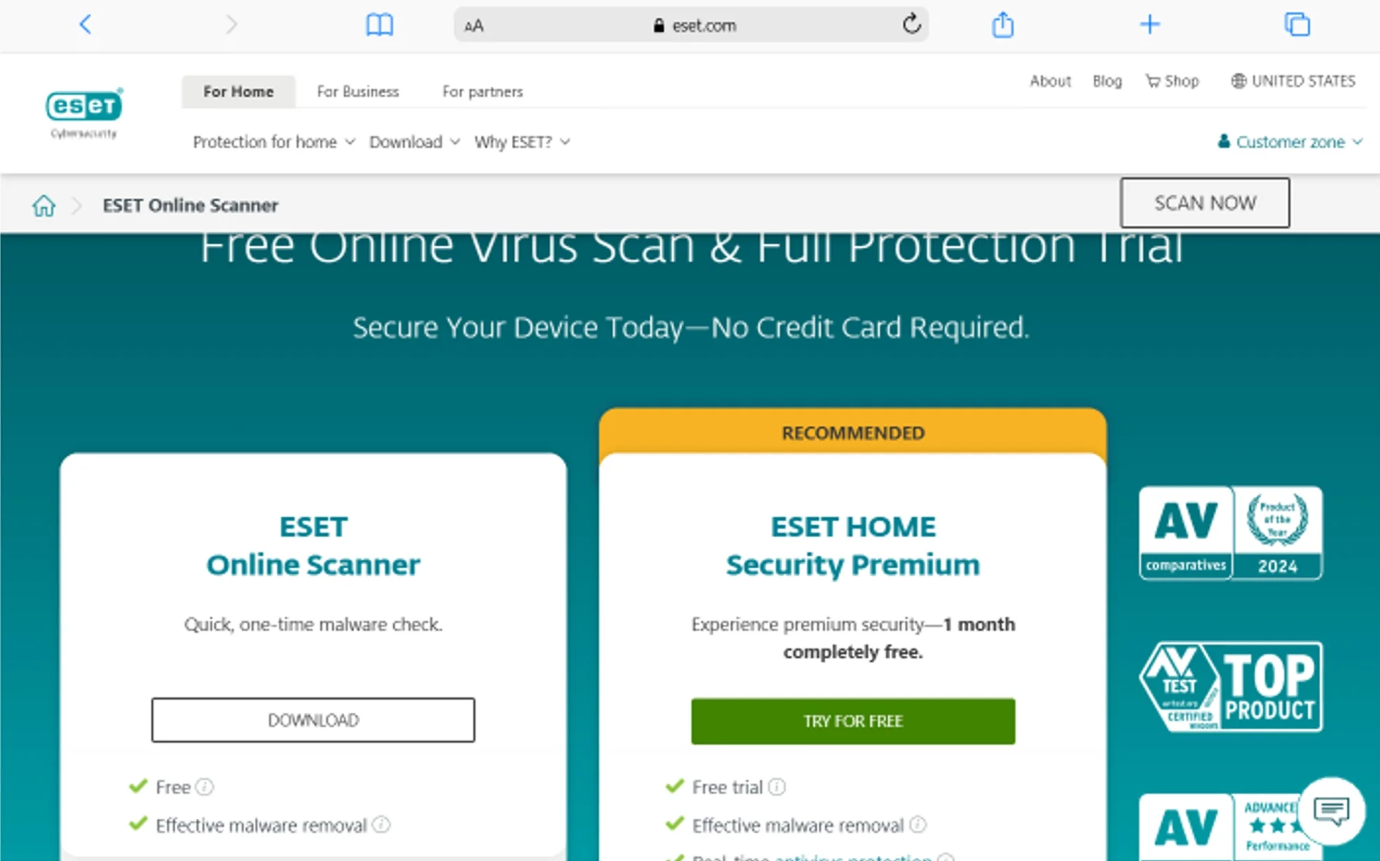 10 Best Portable Antivirus Software for Windows in 2026 6 ESET Online Scanner