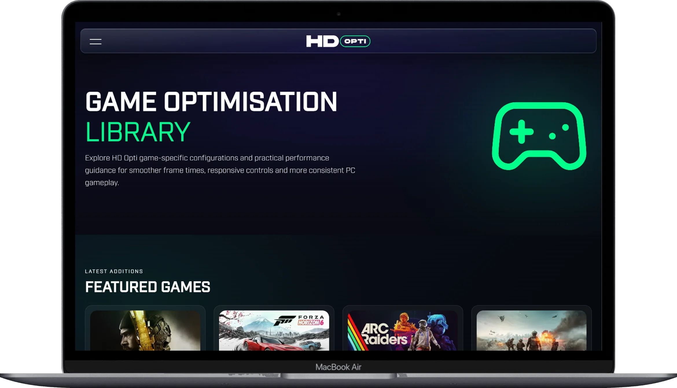HD OPTI game optimization library